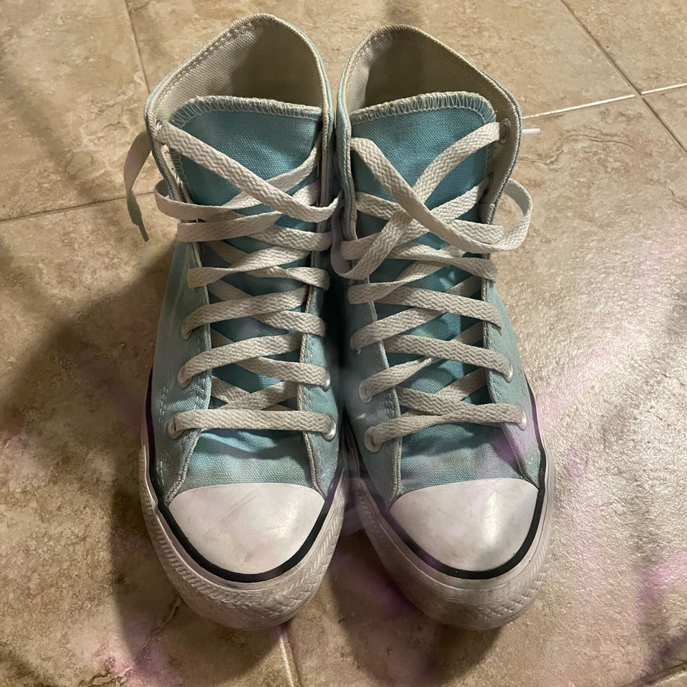 Used Turquoise Converse